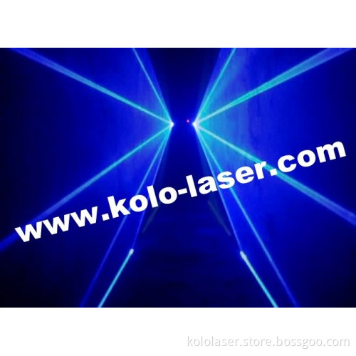 600mw Blue Double Head Laser Dj For Famliy Party, Stage Lighting